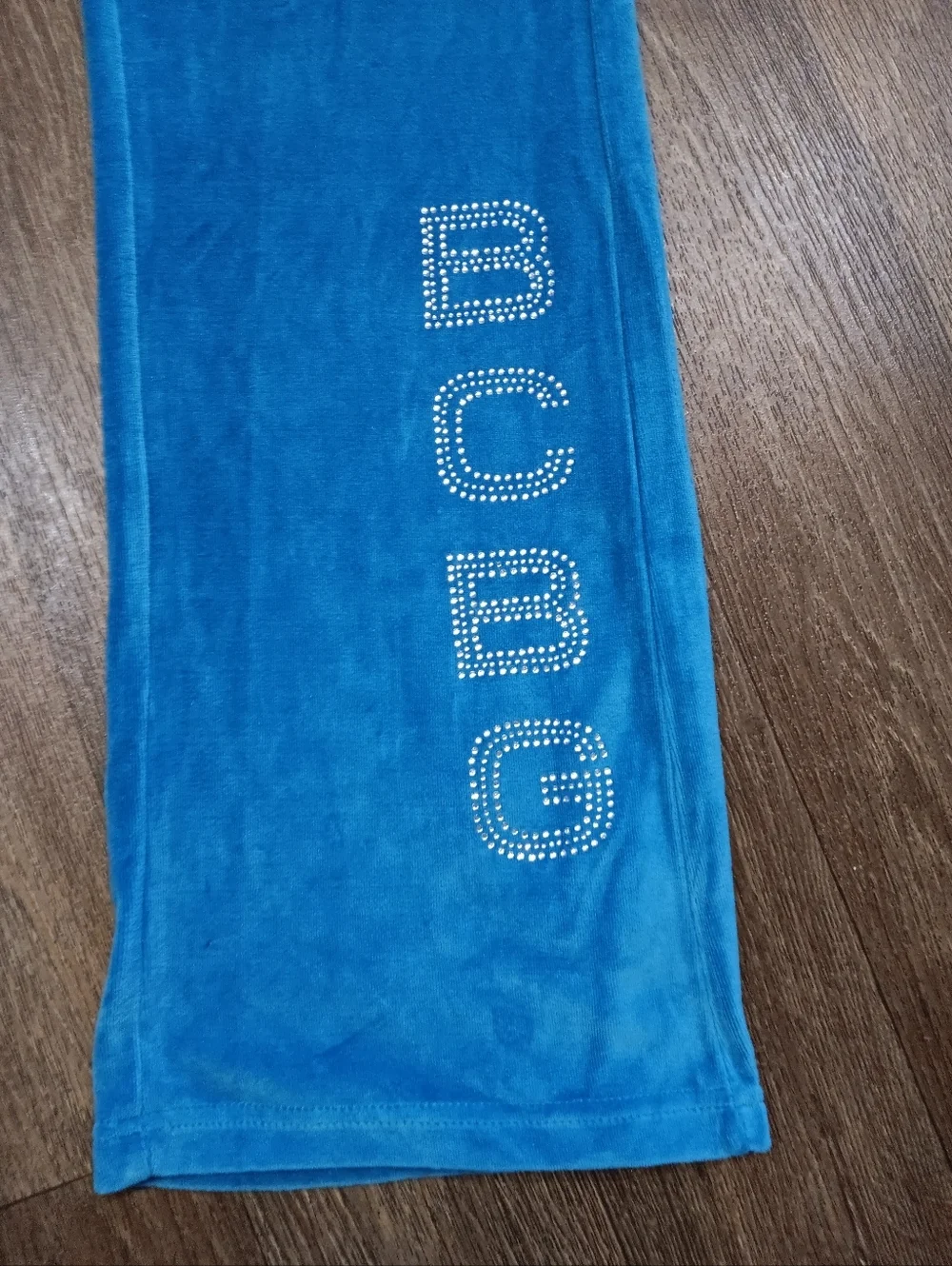 BCBGMaxAzria Bright Teal Maternity Ribbed  Pants  Valvet Sz XL New